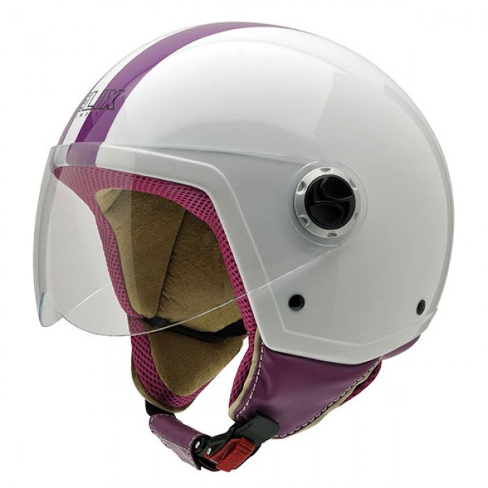 NZI Κράνος Vintage II Classic Pink White Lady ΚΡΑΝΗ
