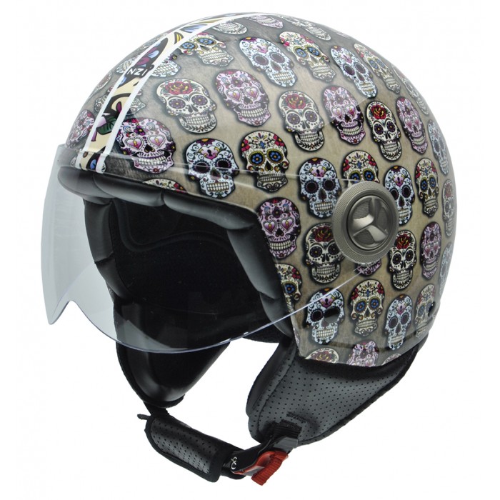NZI Κράνος Zeta 3D Mexican Skulls ΚΡΑΝΗ